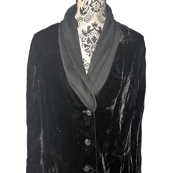 J. Jill Black Suede Blazer XL NWT - Picture 2 of 16